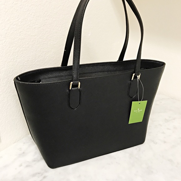 KATE SPADE BLACK TOTE BAG - Picture 5 of 6